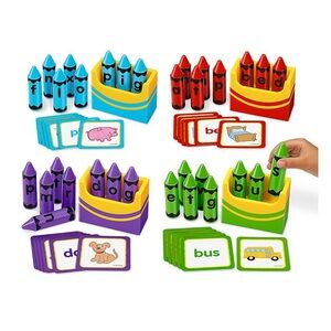 Letter Crayons Word Building